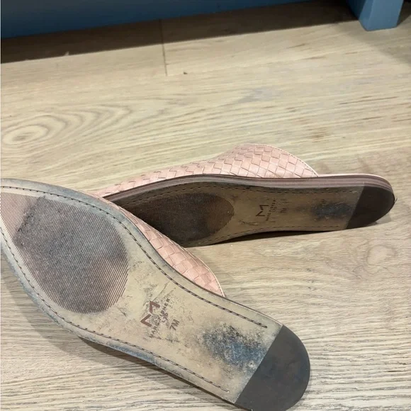 Marc Fisher Blush Woven Mules - Picture 3 of 3